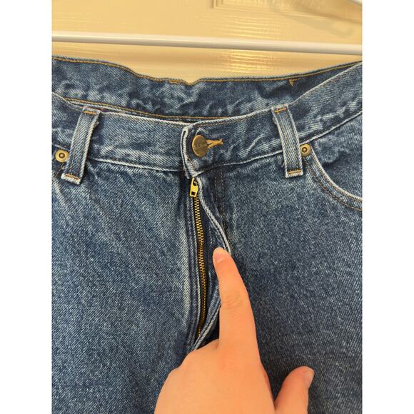 L.L. Bean Men’s Double L Classic Fit Flannel Lined Jeans Size 36x30 Winter - Picture 7 of 9